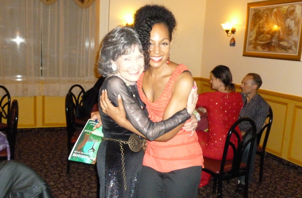 Tao Porchon-Lynch and Teresa Kay-Aba Kennedy at Tao's 93rd Birthday Party